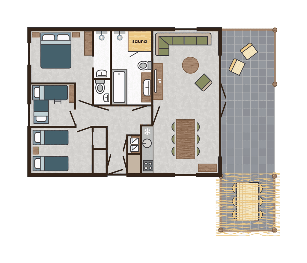 plattegrond-lodge-6-safari-resort-beekse-berge