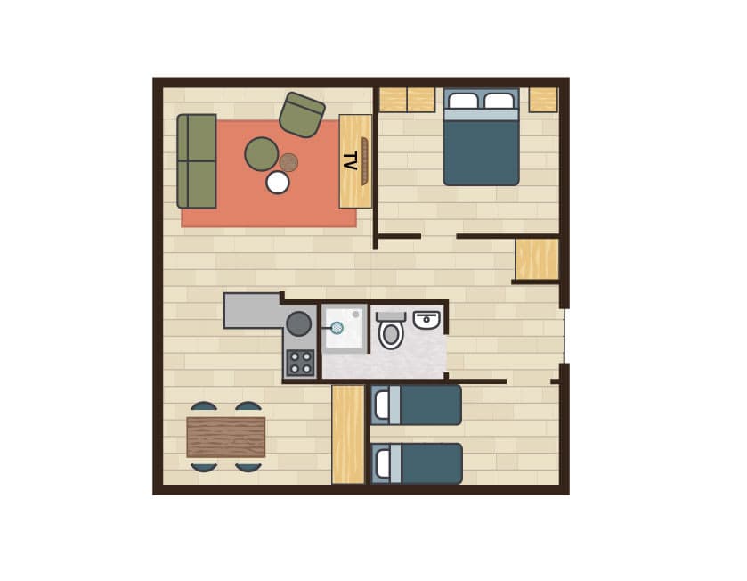 kidsjungalow-restyled-4p-plattegrond-4-bedden-