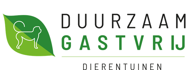 Duurzaam gastvrij logo dierentuinen