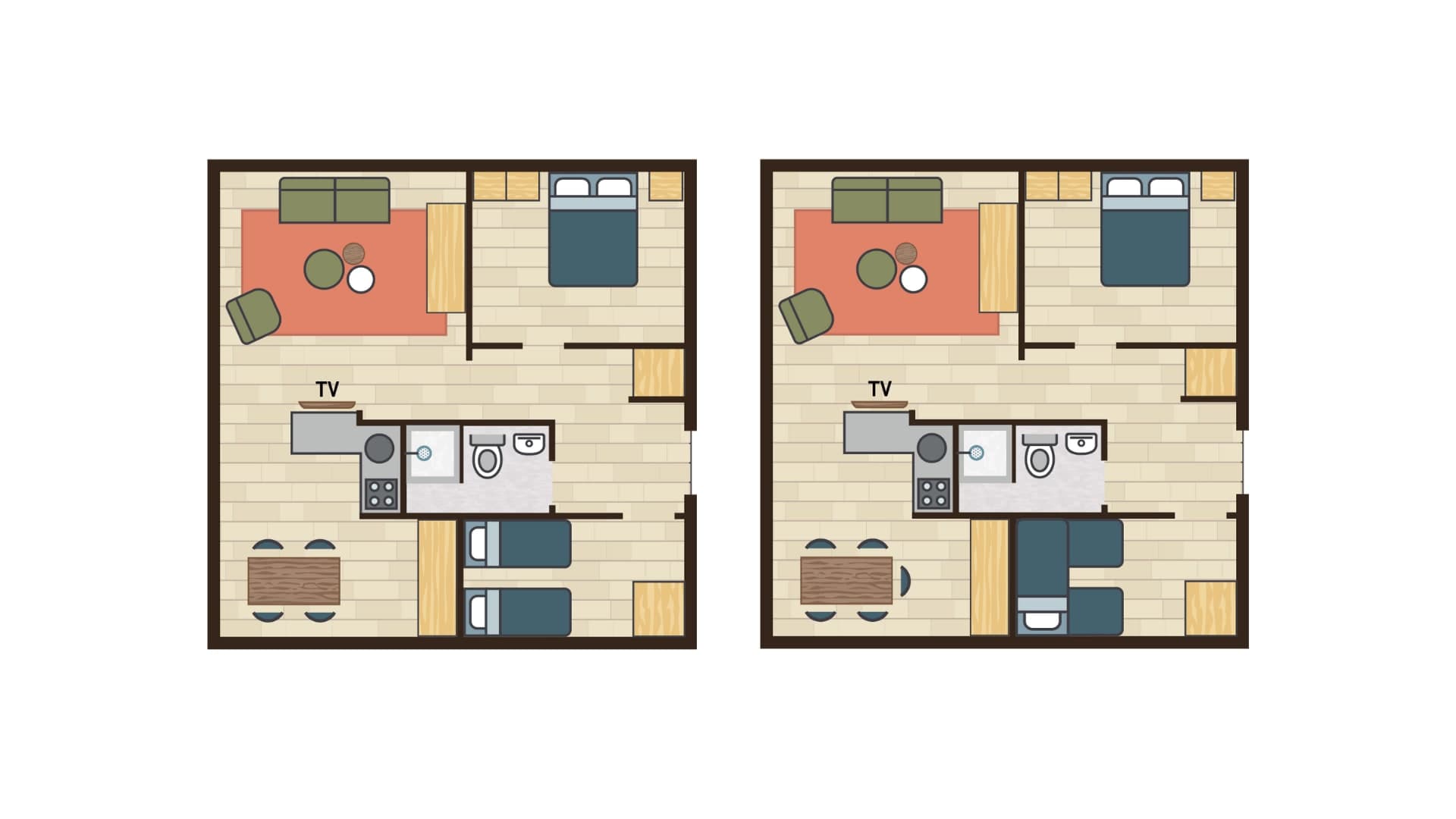 forest-jungalow-vernieuwd-plattegrond-lake-resort-beekse-bergen